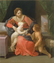 Madonna and Child with Saint John the Baptist, 1640-1642
